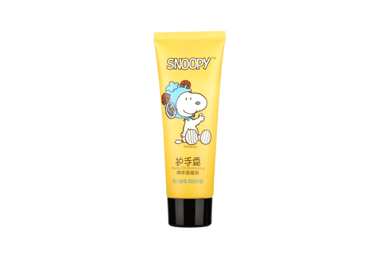 SNOOPY護(hù)手霜（綿羊油滋潤）正面